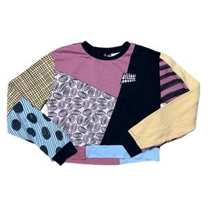 Vans Colorblock Tim Burtons the Nightmare Before Christmas Crewneck Sweater